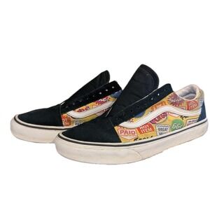 Retired Vans Men 7.5/Women 9 Old Skool Retro Mart Distressed Signage VN0A3WKT4RR